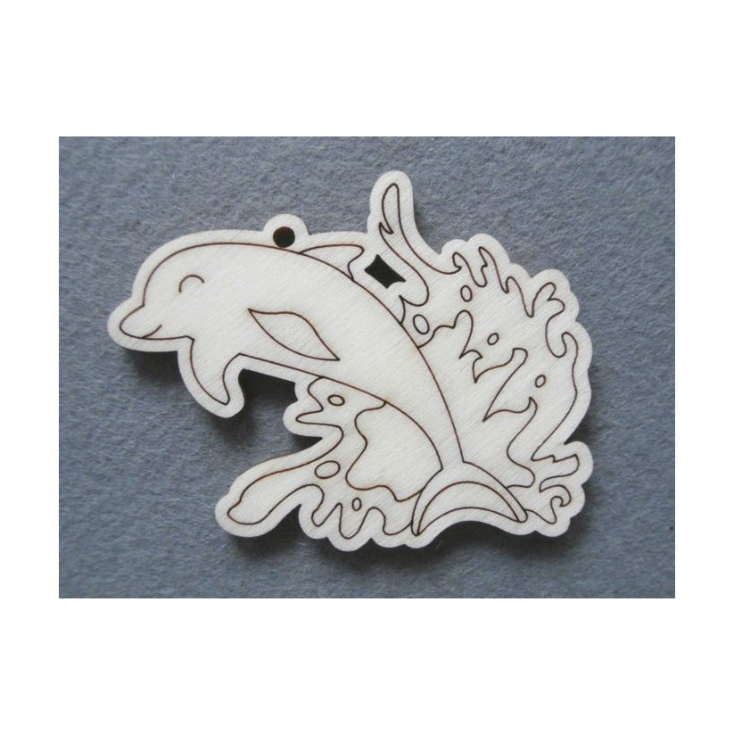 Pentart fa figurák – delfin 5 db