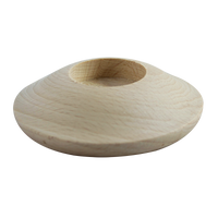 Pentart fa mécsestartó - korong 3, 10x3 cm