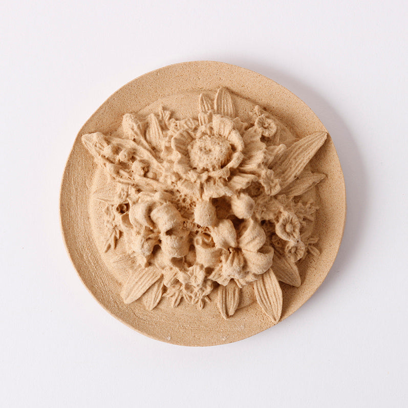 Pentart hajlítható fa dísz Flower Rosette 7 cm