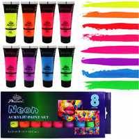 Phoenix neon akrilfesték készlet 8 x 21 ml