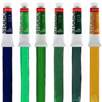 Phoenix Studio akrilfesték készlet 24 x 12 ml ecsetekkel és palettával