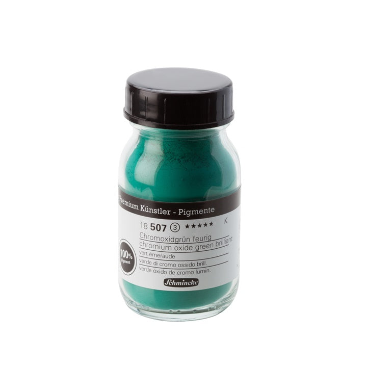 Pigmentek Schmincke 100 ml – 507 Króm-oxid ragyogó zöld