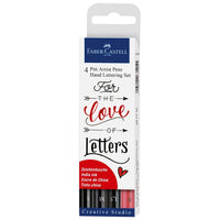 PITT művész filctoll készlet Hand Lettering Love
