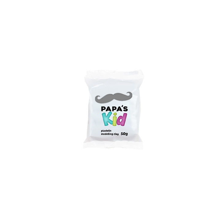 Papa's Kid modellező gyurma gyerekeknek 50g – Szürke