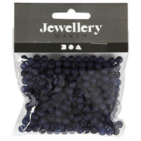 Műanyag gyöngyök - 40 g – blue