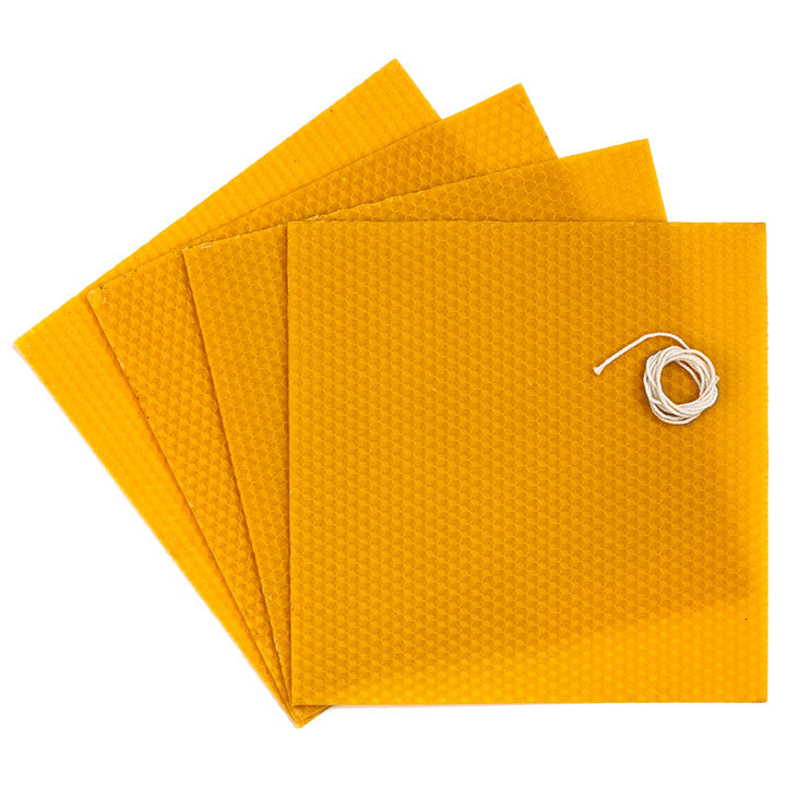 Méhviasz lapok / 4 db-os csomagolás – 4 db csomagolás Yellow