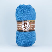 Madame Tricote Paris Merino Gold 200 - 100 g kötőfonal – 015 kék