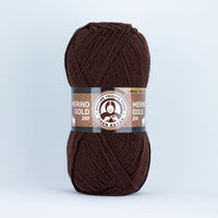 Madame Tricote Paris Merino Gold 200 - 100 g kötőfonal – 083 sötét barna