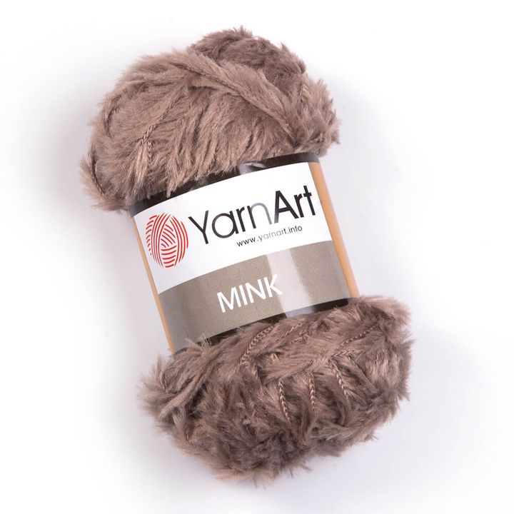 Kötött fonal YarnArt Mink 50 g – 332 világos barna