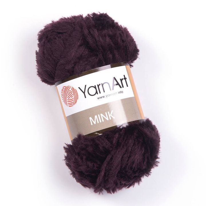 Kötött fonal YarnArt Mink 50 g – 342 padlizsán lila