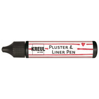 Felfúvódó toll PicTixx Pluster and LinerPen – Black