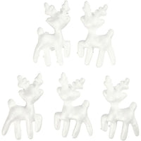 Polisztirol rénszarvas 11,5 cm 5 db (2)