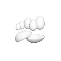 Polisztirol tojás kétrészes 15.5 cm