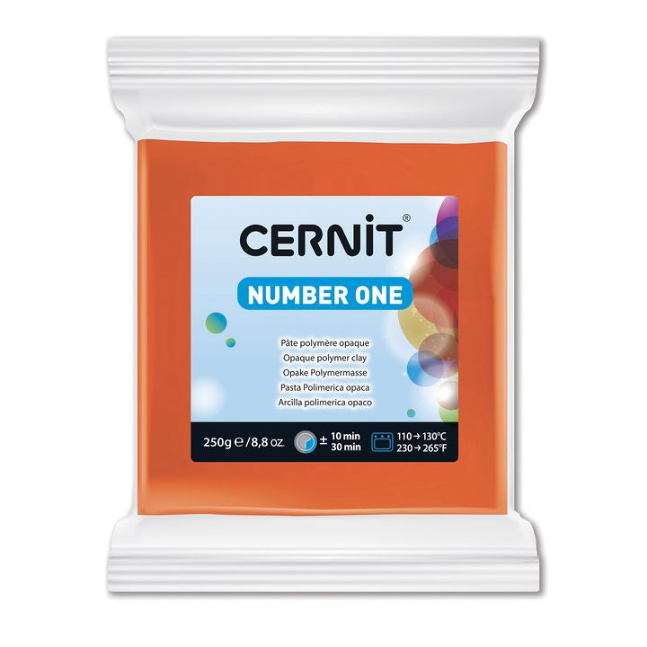 Polimer CERNIT NUMBER ONE 250 g – narancs