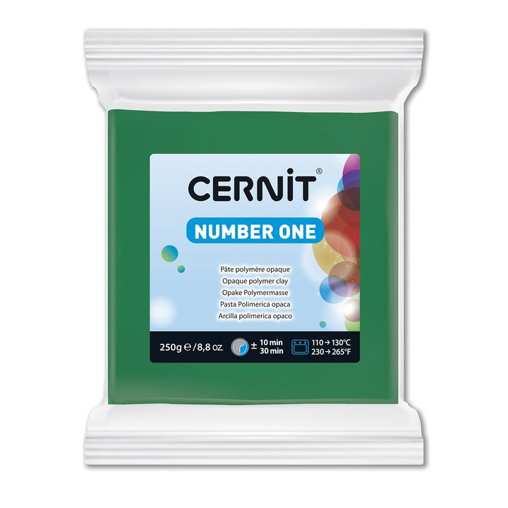 Polimer CERNIT NUMBER ONE 250 g – Zöld