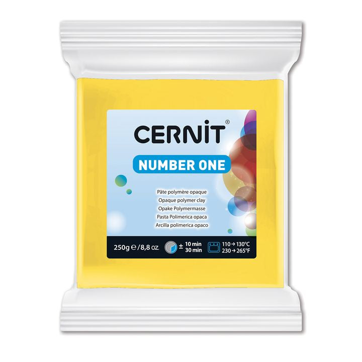Polimer CERNIT NUMBER ONE 250 g – Sárga