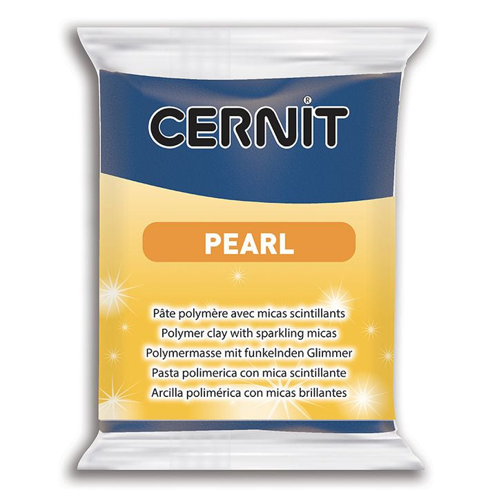 Polimer CERNIT PEARL 56 g – kék
