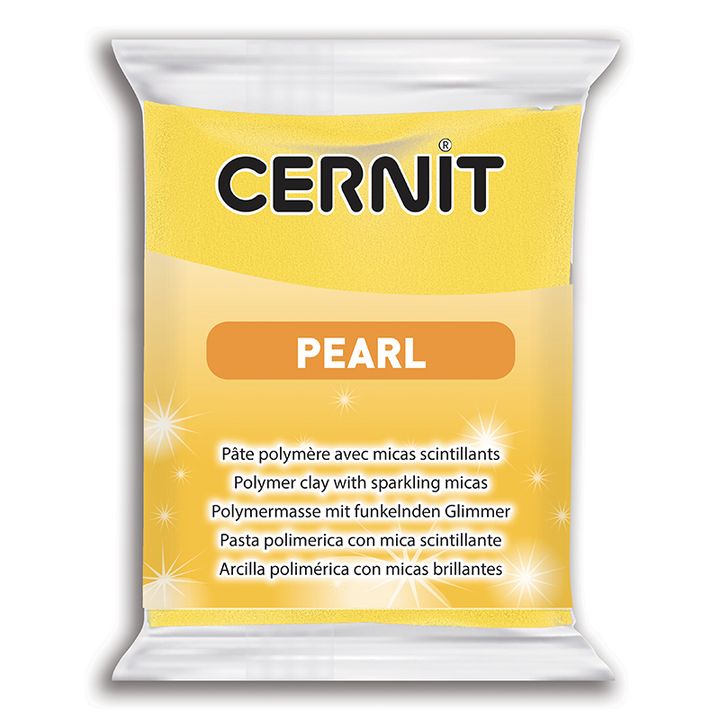 Polimer CERNIT PEARL 56 g – Sárga