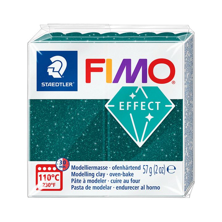 FIMO Effect polimer agyag 57g – Zöld galaxis