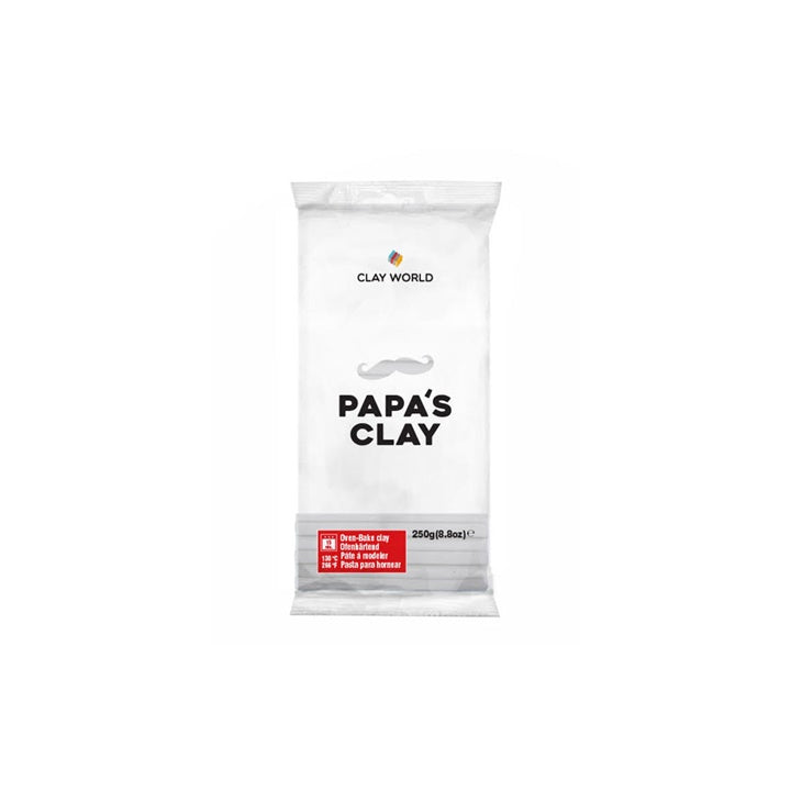 Papa's Clay polimer agyag 250g – Fehér