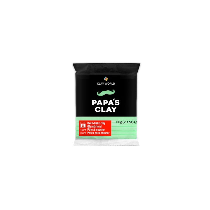 Papa's Clay Polymer Clay 60g – Menta