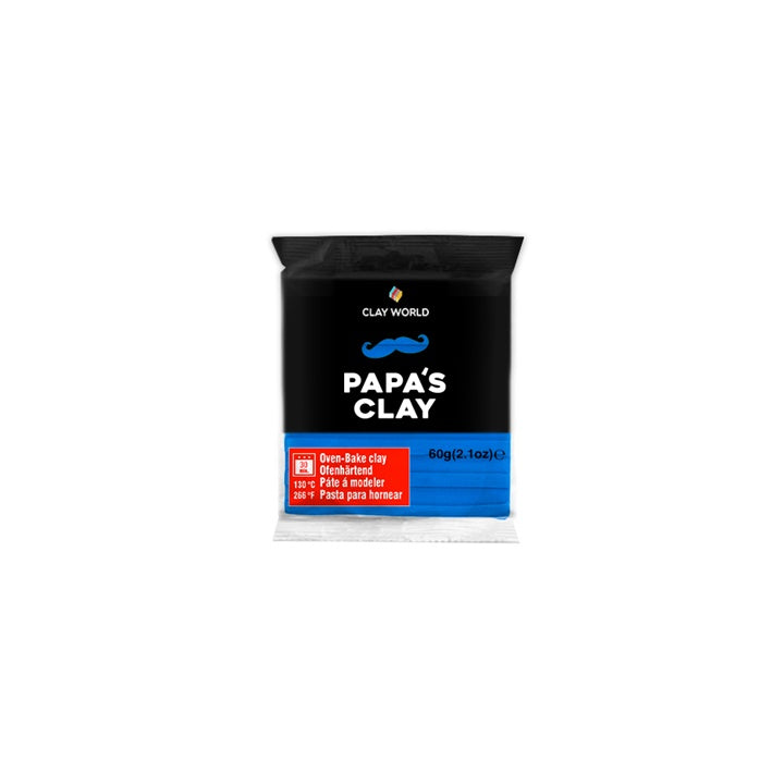 Papa's Clay Polymer Clay 60g – óceán kék