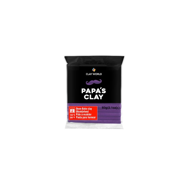 Papa's Clay Polymer Clay 60g – lila