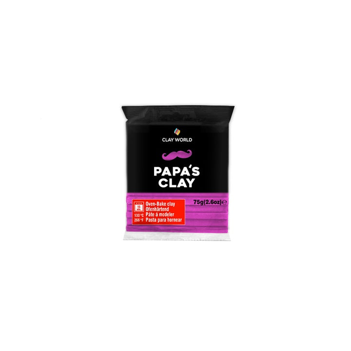 Papa's Clay Polymer Clay 60g – világos lila