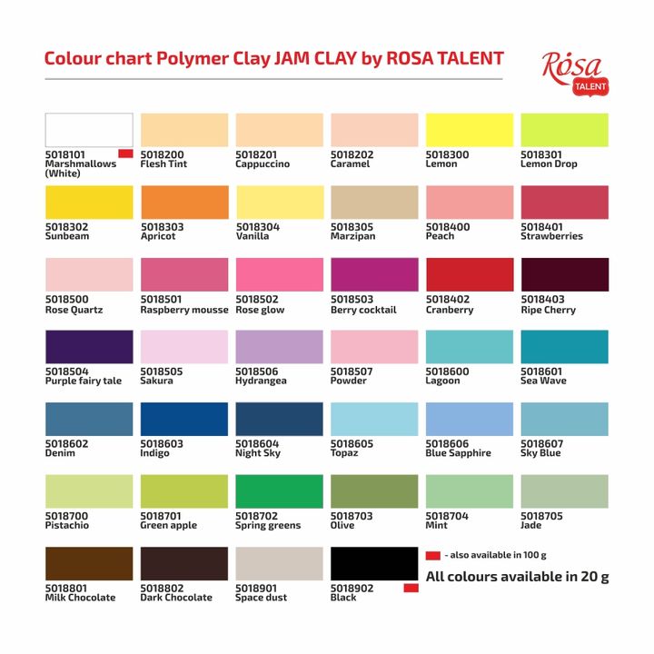 ROSA Talent polimer agyag 20 g