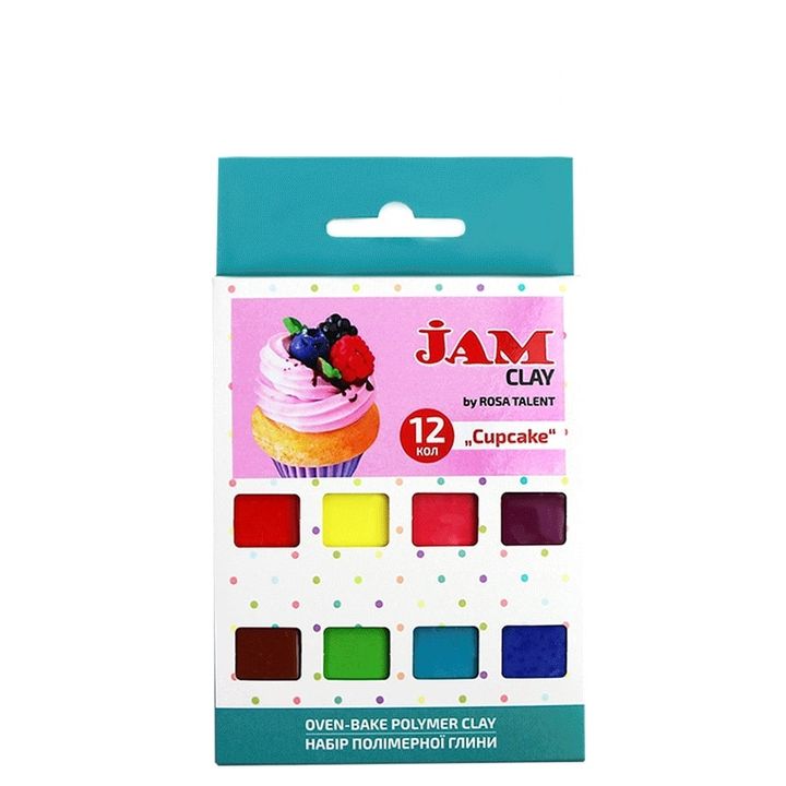 Rosa Talent polimer agyag - Cupcake készlet 12 x 20 g