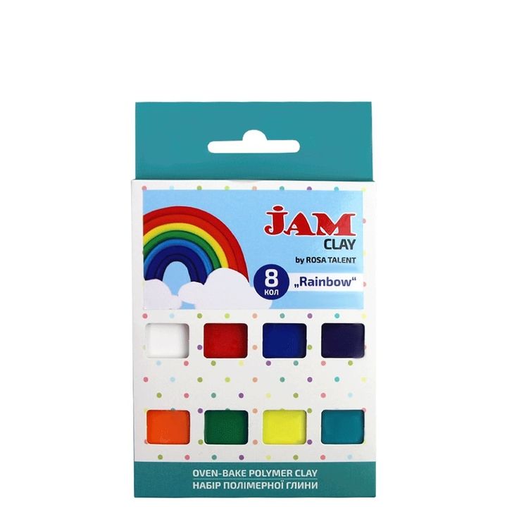 Rosa Talent polimer gyurma - Rainbow készlet 8 x 20 g