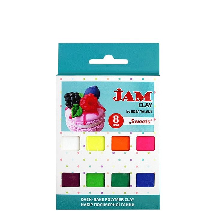 Polimer agyag Rosa Talent - Sweets készlet 8 x 20 g