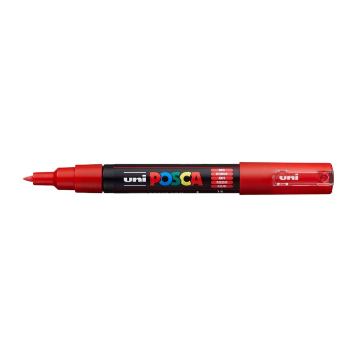Marker UNI POSCA PC-1M 0.7 - 1 mm – piros (15)