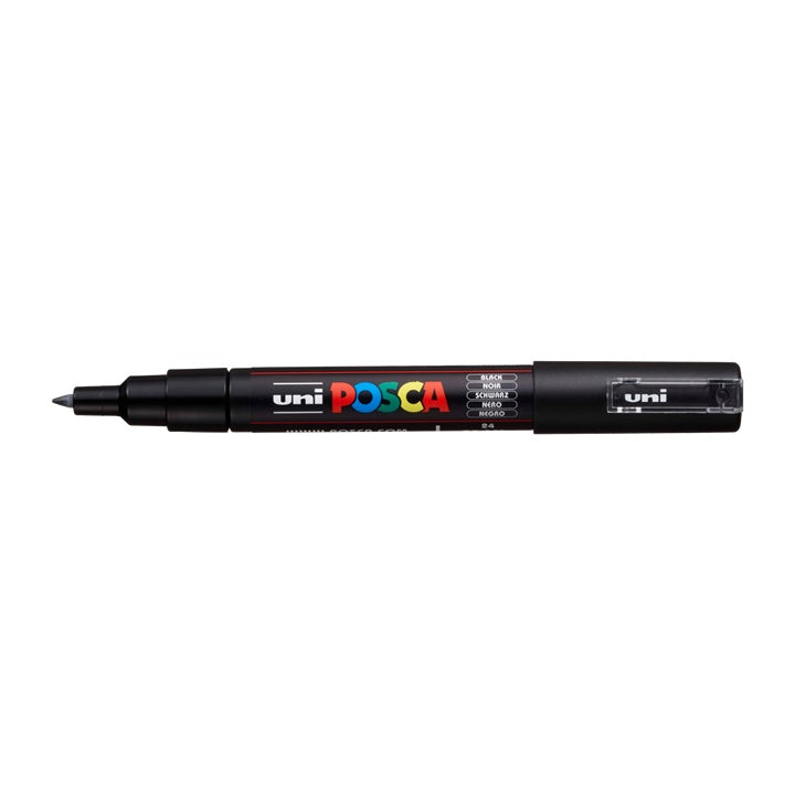 Marker UNI POSCA PC-1M 0.7 - 1 mm – Fekete (24)