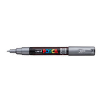 Marker UNI POSCA PC-1M 0.7 - 1 mm – ezüst (26)