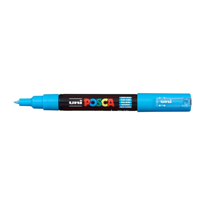 Marker UNI POSCA PC-1M 0.7 - 1 mm – világoskék (8)