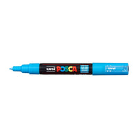Marker UNI POSCA PC-1M 0.7 - 1 mm – világoskék (8)