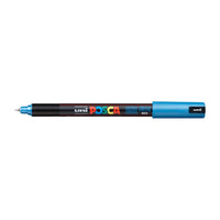 Marker UNI POSCA PC-1MR 0.7 MM – metálkék (M33)