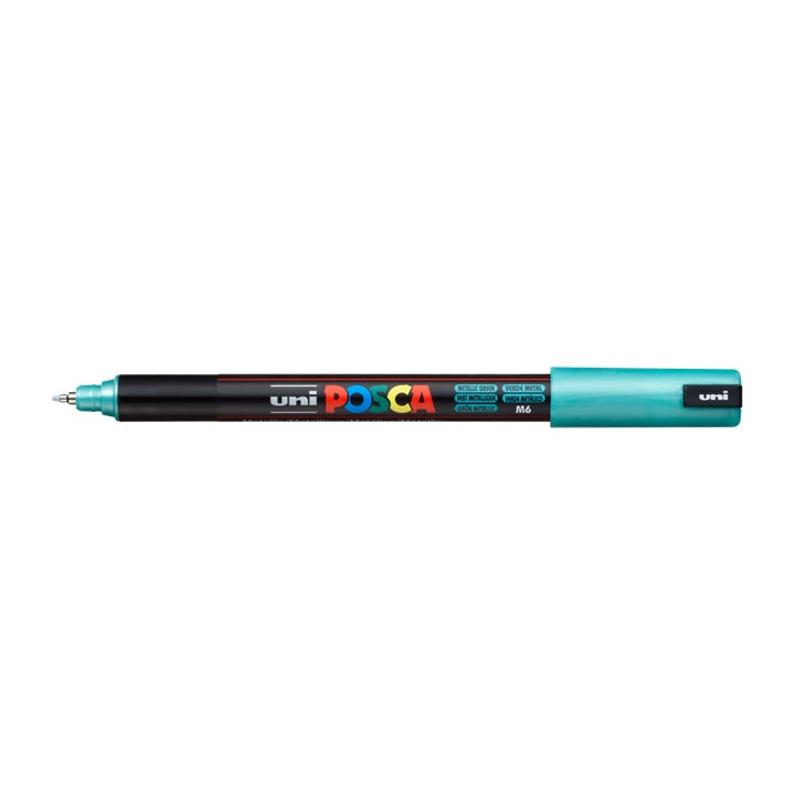 Marker UNI POSCA PC-1MR 0.7 MM – metál zöld (M6)