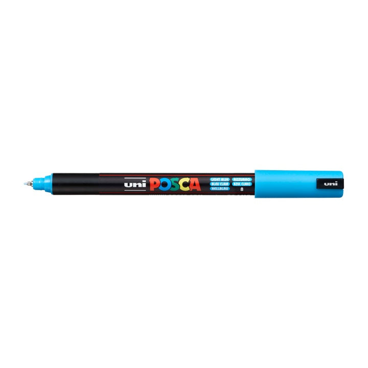 Marker UNI POSCA PC-1MR 0.7 MM – világoskék (8)