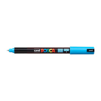 Marker UNI POSCA PC-1MR 0.7 MM – világoskék (8)