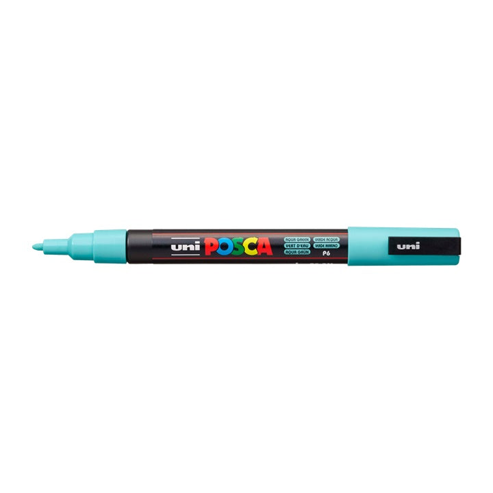 Marker UNI POSCA PC-3M 0.9 - 1.3 MM – ciánkék (P6)