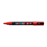Marker UNI POSCA PC-3M 0.9 - 1.3 MM – piros (15)