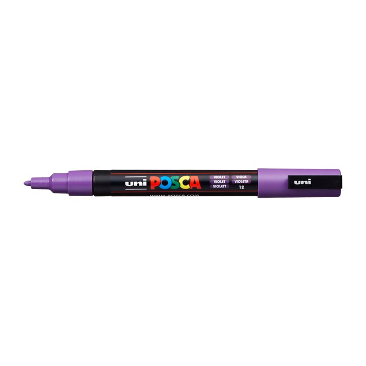 Marker UNI POSCA PC-3M 0.9 - 1.3 MM – lila (12)