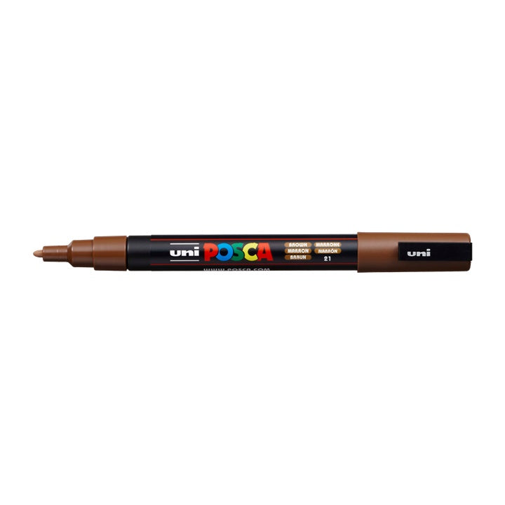 Marker UNI POSCA PC-3M 0.9 - 1.3 MM – barna (21)