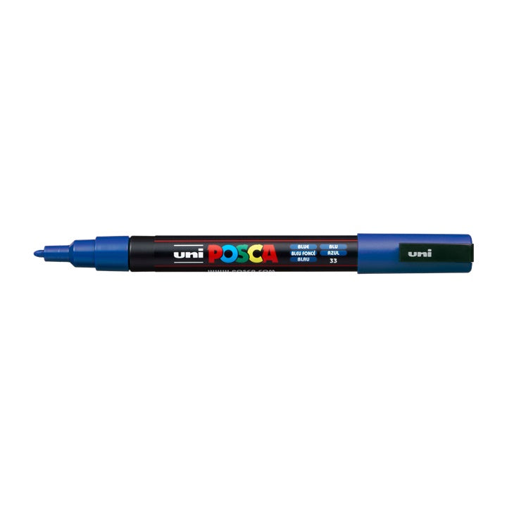Marker UNI POSCA PC-3M 0.9 - 1.3 MM – kék (33)