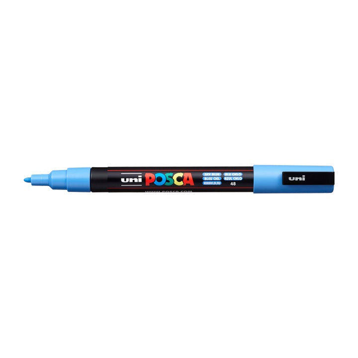 Marker UNI POSCA PC-3M 0.9 - 1.3 MM – égszínkék (48)