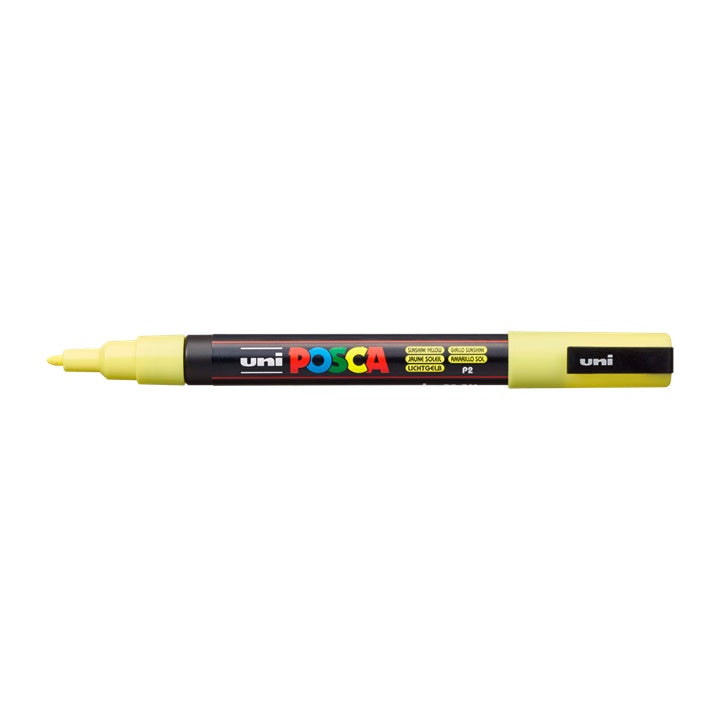 Marker UNI POSCA PC-3M 0.9 - 1.3 MM – pasztellsárga (P2)