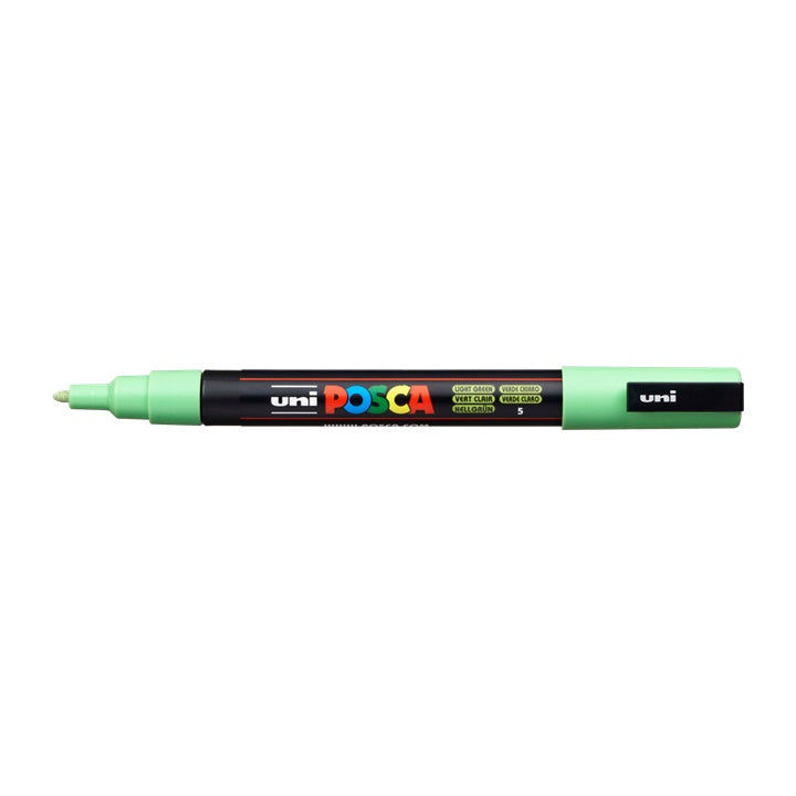 Marker UNI POSCA PC-3M 0.9 - 1.3 MM – világoszöld (5)