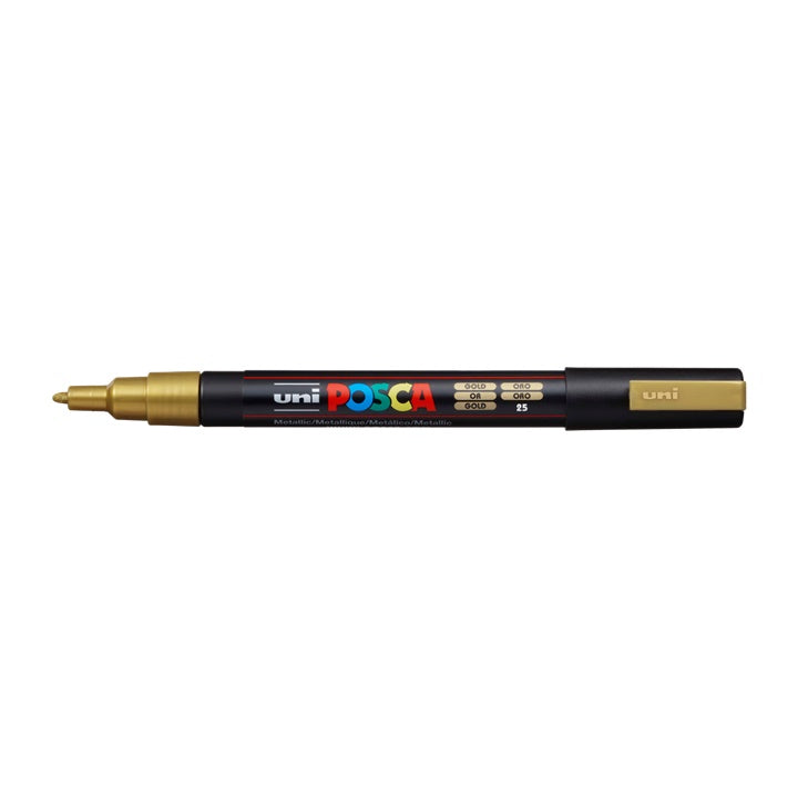 Marker UNI POSCA PC-3M 0.9 - 1.3 MM – arany (25)